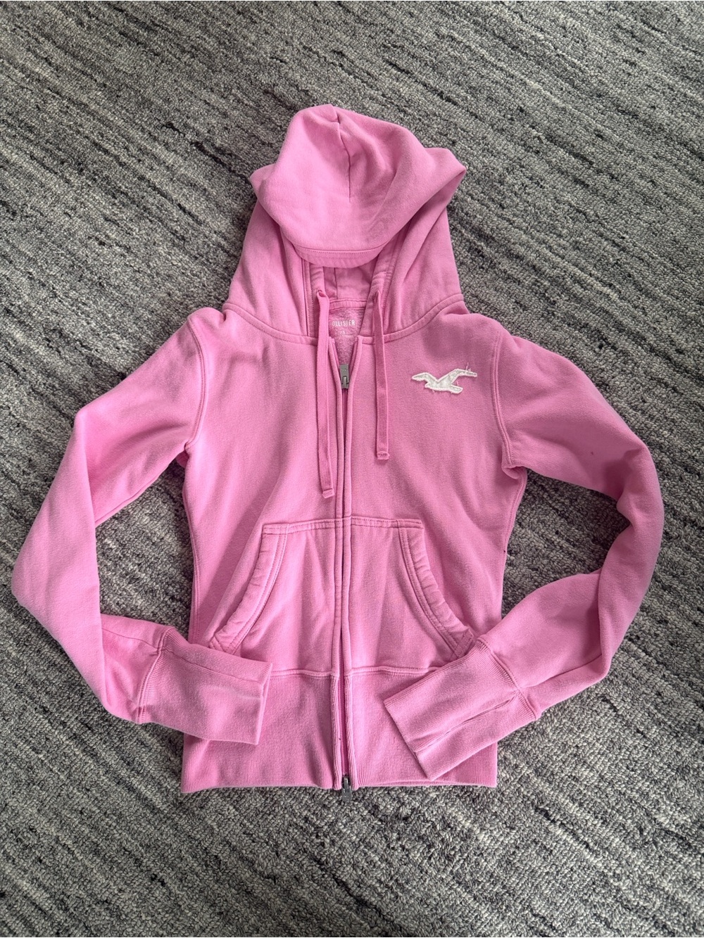 Double Zip Hoodie Hollister Surf Champs, Size XS